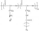Poly(L-lysine hydrobromide)-graft-(azidoamide) Structure