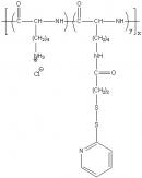 Poly(L-lysine hydrochloride)-graft-(3-(2-Pyridyldithio)propionamide) Structure