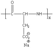 Poly(L-aspartic acid sodium salt) Structure