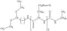 Diethoxy-poly(L-glutamic acid sodium salt) Structure