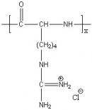 Poly(L-homoarginine hydrochloride) Structure
