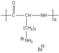 Poly(L-ornithine hydrobromide) Structure