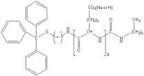 S-Trityl-poly(L-glutamic acid sodium salt) Structure