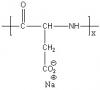 Poly(L-aspartic acid sodium salt) Structure